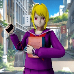 动漫学校女孩日本学校生活模拟器游戏