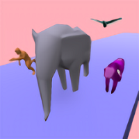 动物竞速比拼手机版(animal transform pusher race)