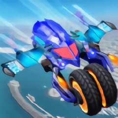 会飞的警车机器人游戏