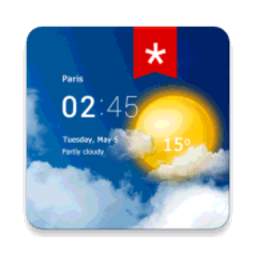 透明时钟和天气专业版