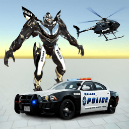 警车改造机器人游戏