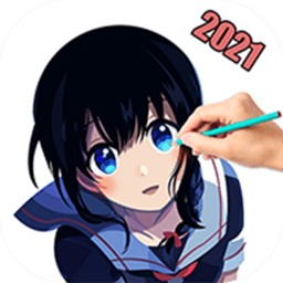 校园动漫少女着色游戏