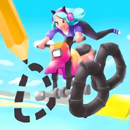 涂鸦做骑手游戏